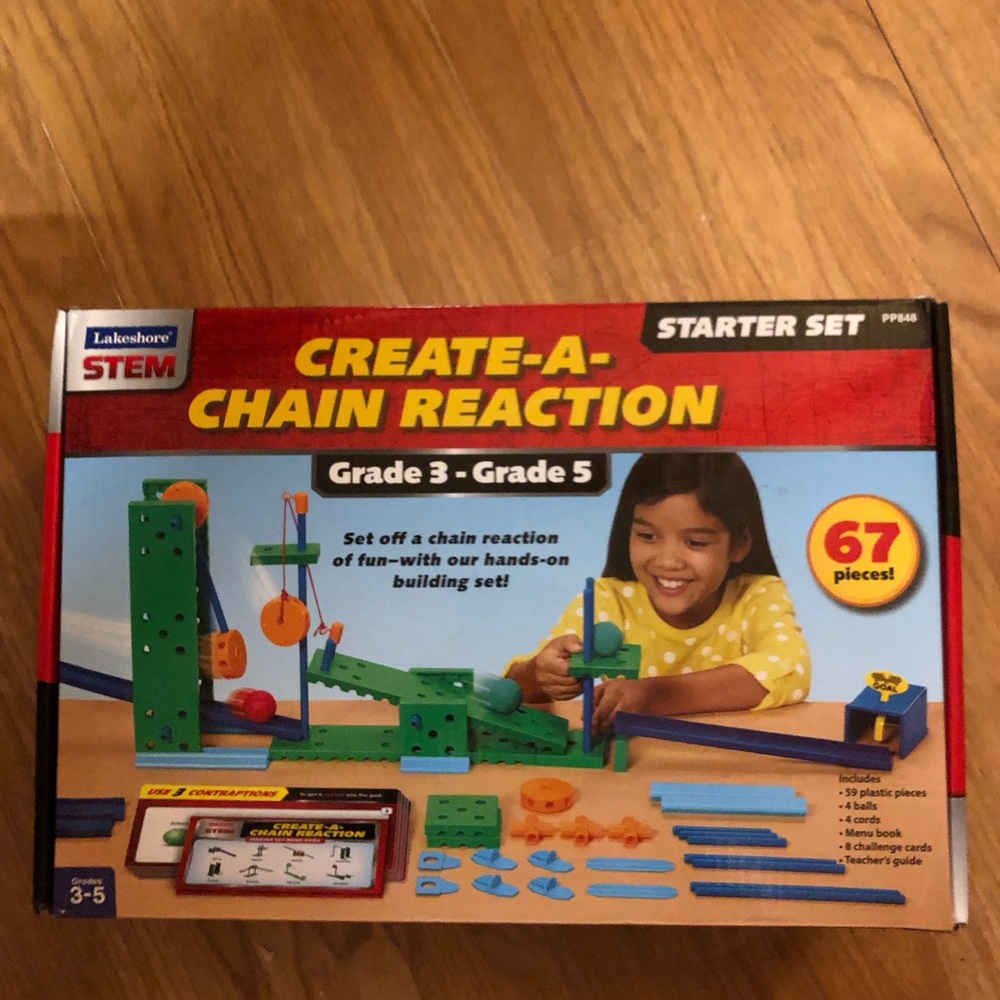 Lakeshore Stem Create A Chain Reaction Grade 3 To 5 Starter Set P848
